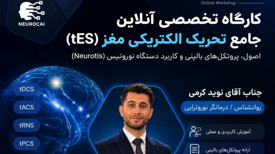 کارگاه تخصصی تحریک الکتریکی مغز tES