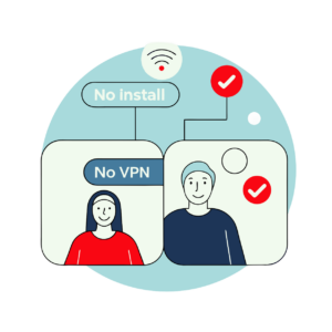 بدون نیاز به نصب یا فیلترشکن