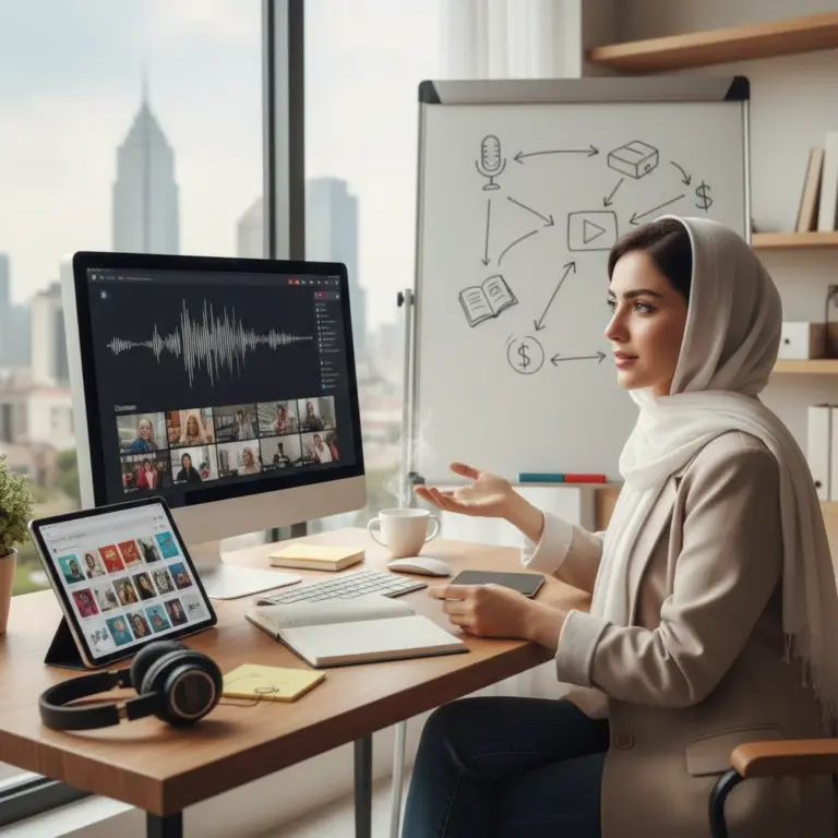 چگونه از فایل ضبط شده وبینار برای تولید دوره‌های آموزشی آفلاین کسب درآمد کنیم؟