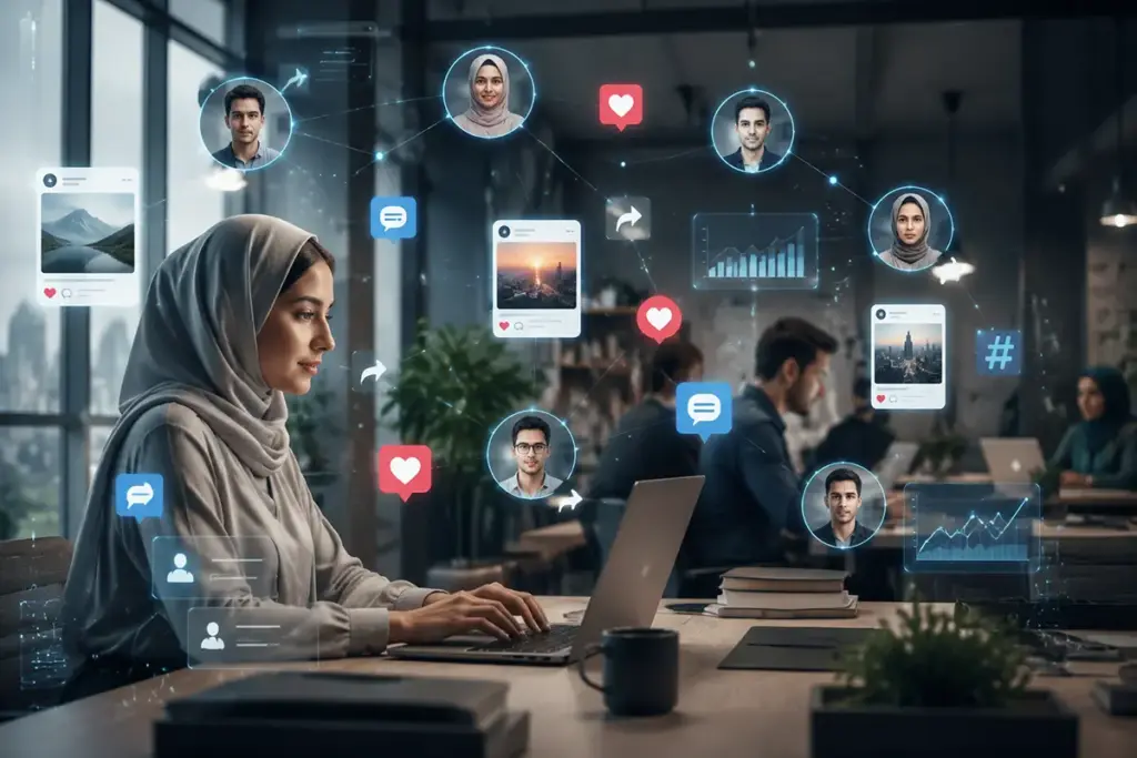 تبلیغ رویداد آنلاین در شبکههای اجتماعی